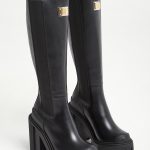 Kozaki skórzane DOLCE & GABBANA kolor