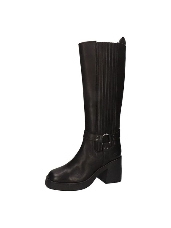 MELVIN & HAMILTON Skórzane kozaki "Paisley 6" w kolorze czarnym rozmiar: 38 kolor black