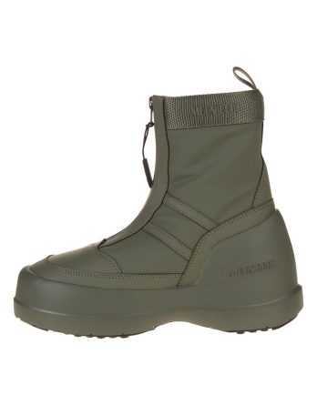 Moon Boot Kozaki "Luna Zip Stiefel" w kolorze khaki rozmiar: 45 kolor brown/beige