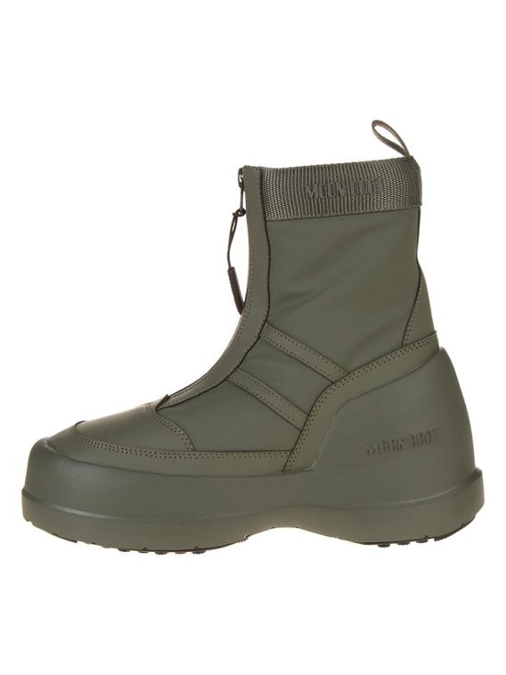 Moon Boot Kozaki "Luna Zip Stiefel" w kolorze khaki rozmiar: 46 kolor brown/beige