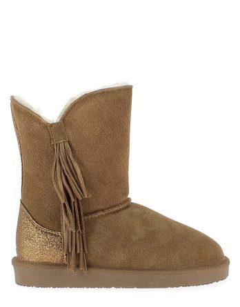 NICEBAY Skórzane kozaki "Meridian" w kolorze jasnobrązowym rozmiar: 38 kolor brown