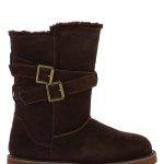 NICEBAY Skórzane kozaki zimowe "Mells Waterproof" w kolorze brązowym rozmiar: 36 kolor brown