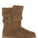 NICEBAY Skórzane kozaki zimowe "Mells Waterproof" w kolorze jasnobrązowym rozmiar: 39 kolor brown