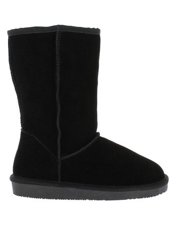 NICEBAY Skórzane kozaki zimowe "Mississippi" w kolorze czarnym rozmiar: 38 kolor black