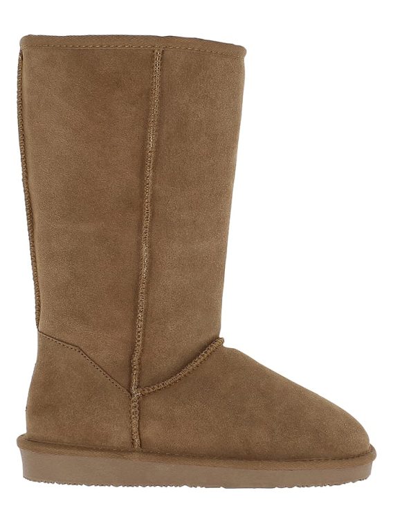NICEBAY Skórzane kozaki zimowe "Wharfe" w kolorze jasnobrązowym rozmiar: 39 kolor brown