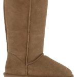NICEBAY Skórzane kozaki zimowe "Wharfe" w kolorze jasnobrązowym rozmiar: 40 kolor brown