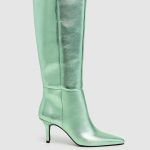 Pepe Jeans FOOTWEAR Kozaki "Pristina Glam" w kolorze zielonym rozmiar: 39 kolor green