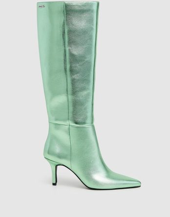 Pepe Jeans FOOTWEAR Kozaki "Pristina Glam" w kolorze zielonym rozmiar: 39 kolor green