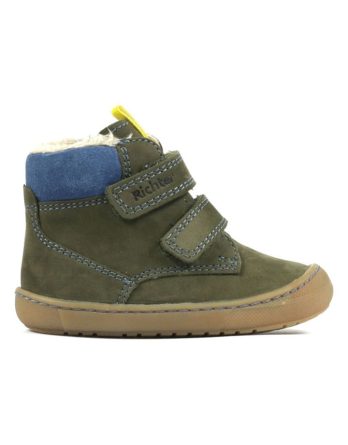 Richter Shoes Kozaki zimowe "Maxi" w kolorze khaki rozmiar: 25 kolor brown/beige