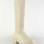 Sixth Sens Kozaki w kolorze beżowym rozmiar: 39 kolor beige