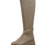 Steve Madden Skórzane kozaki w kolorze beżowym rozmiar: 39 kolor beige