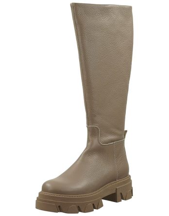 Steve Madden Skórzane kozaki w kolorze beżowym rozmiar: 39 kolor beige