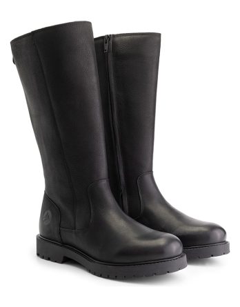 TRAVELIN' Skórzane kozaki "Brusand" w kolorze czarnym rozmiar: 38 kolor black