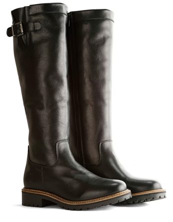 TRAVELIN' Skórzane kozaki "Daneborg" w kolorze czarnym rozmiar: 39 kolor black