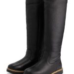 TRAVELIN' Skórzane kozaki "Dyreborg" w kolorze czarnym rozmiar: 36 kolor black