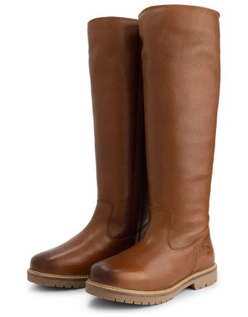 TRAVELIN' Skórzane kozaki "Dyreborg" w kolorze jasnobrązowym rozmiar: 36 kolor brown
