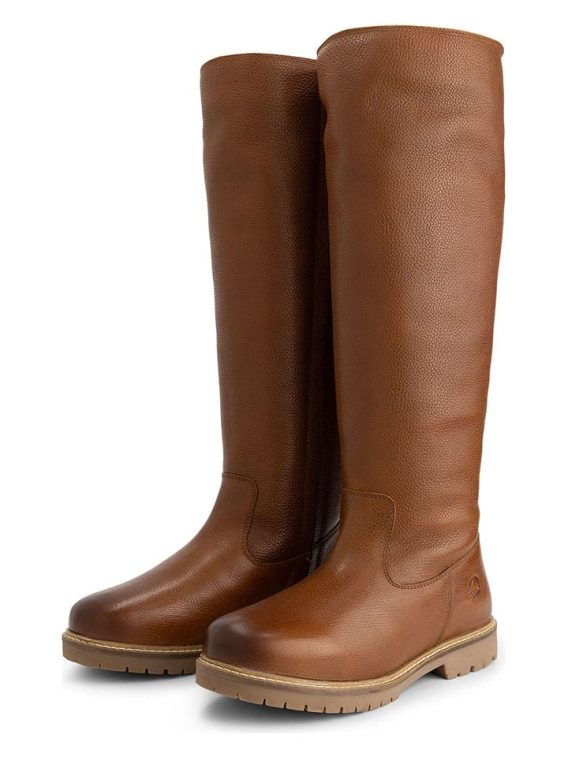 TRAVELIN' Skórzane kozaki "Dyreborg" w kolorze jasnobrązowym rozmiar: 36 kolor brown