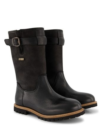 TRAVELIN' Skórzane kozaki "Finland" w kolorze czarnym rozmiar: 37 kolor black