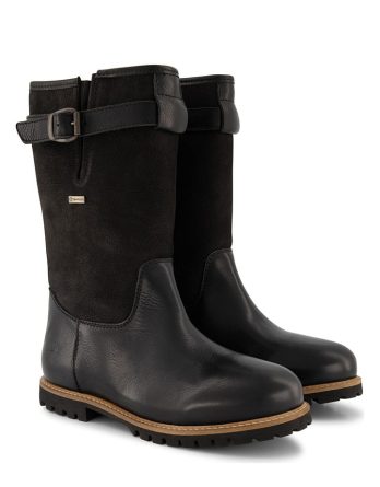TRAVELIN' Skórzane kozaki "Finland" w kolorze czarnym rozmiar: 40 kolor black
