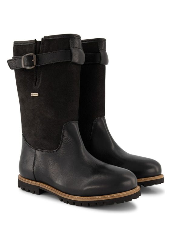 TRAVELIN' Skórzane kozaki "Finland" w kolorze czarnym rozmiar: 40 kolor black