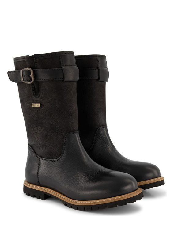 TRAVELIN' Skórzane kozaki "Finland" w kolorze czarnym rozmiar: 41 kolor black