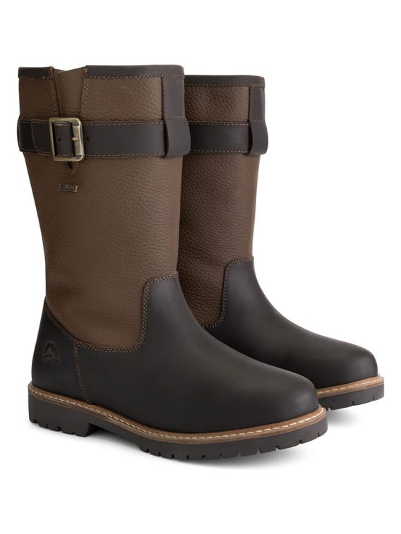 TRAVELIN' Skórzane kozaki "Finnmark" w kolorze brązowym rozmiar: 37 kolor brown