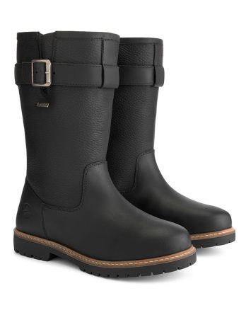 TRAVELIN' Skórzane kozaki "Finnmark" w kolorze czarnym rozmiar: 40 kolor black