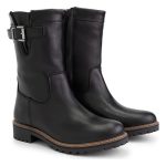 TRAVELIN' Skórzane kozaki "Gjerstad" w kolorze czarnym rozmiar: 36 kolor black