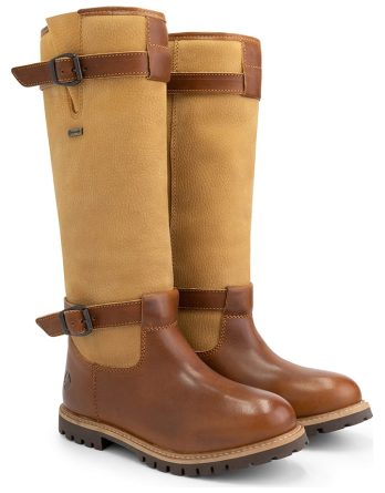 TRAVELIN' Skórzane kozaki "Greenlad" w kolorze jasnobrązowym rozmiar: 40 kolor brown