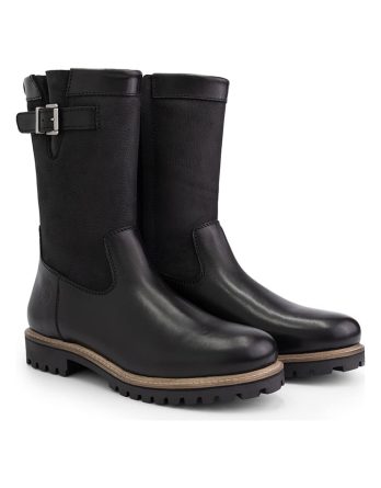 TRAVELIN' Skórzane kozaki "Gyland" w kolorze czarnym rozmiar: 40 kolor black
