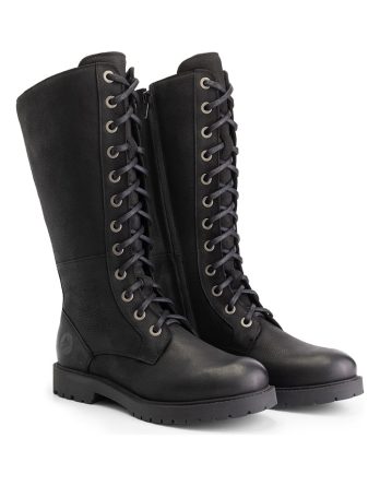 TRAVELIN' Skórzane kozaki "Krossberg" w kolorze czarnym rozmiar: 38 kolor black