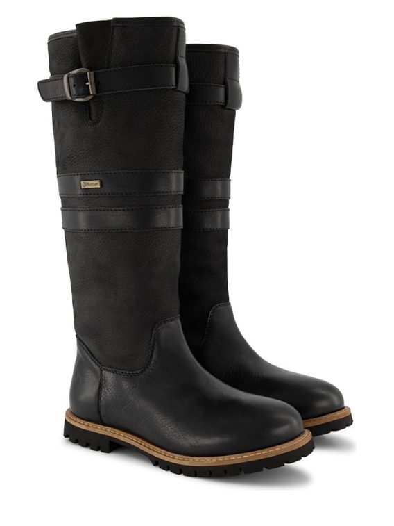 TRAVELIN' Skórzane kozaki "Norway" w kolorze czarnym rozmiar: 37 kolor black