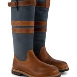 TRAVELIN' Skórzane kozaki "Norway" w kolorze jasnobrązowo-granatowym rozmiar: 37 kolor brown/blue