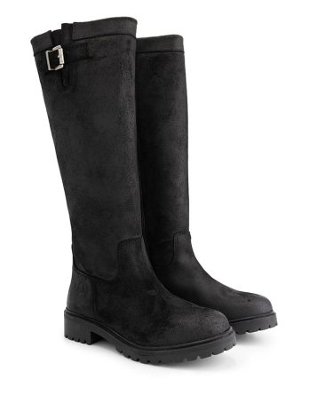 TRAVELIN' Skórzane kozaki "Viborg" w kolorze czarnym rozmiar: 39 kolor black