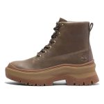 Timberland Skórzane kozaki zimowe "Roxie Lane" w kolorze ciemnobrązowym rozmiar: 41 kolor brown