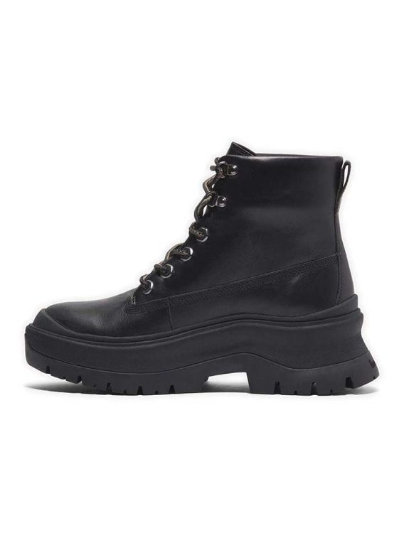 Timberland Skórzane kozaki zimowe "Roxie Lane" w kolorze czarnym rozmiar: 38 kolor black