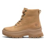 Timberland Skórzane kozaki zimowe "Roxie Lane" w kolorze jasnobrązowym rozmiar: 38