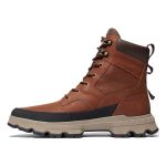 Timberland Skórzane kozaki zimowe "TBL Orig Ultra" w kolorze ciemnobrązowym rozmiar: 43 kolor brown