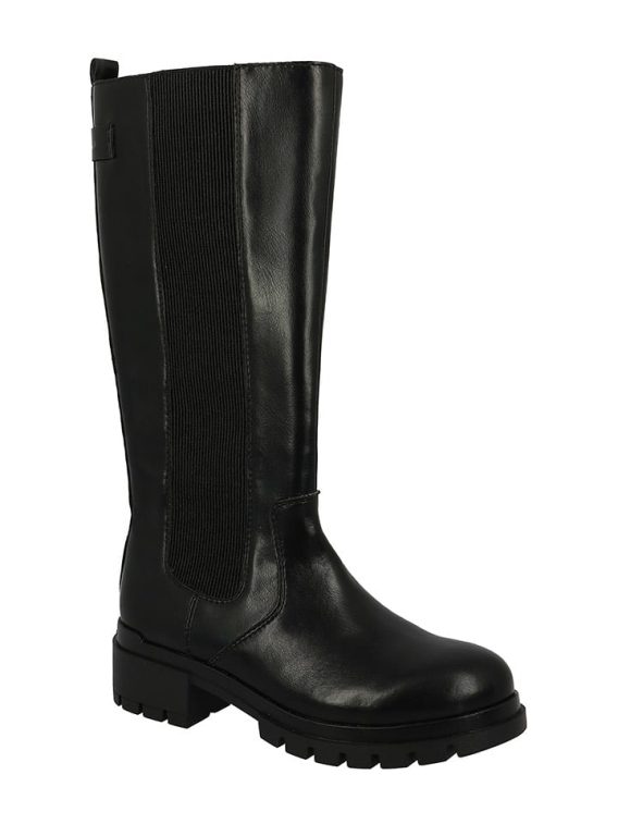 Tom Tailor Kozaki w kolorze czarnym rozmiar: 39 kolor black