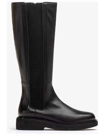 Unisa Skórzane kozaki w kolorze czarnym rozmiar: 35 kolor black