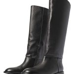 loft37 Skórzane kozaki "Simple" w kolorze czarnym rozmiar: 36 kolor black