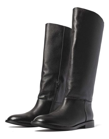 loft37 Skórzane kozaki "Simple" w kolorze czarnym rozmiar: 36 kolor black