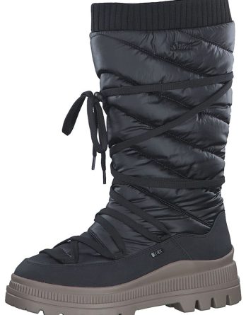 s.Oliver Kozaki zimowe w kolorze czarnym rozmiar: 37 kolor black