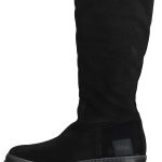 s.Oliver Skórzane kozaki w kolorze czarnym rozmiar: 40 kolor black