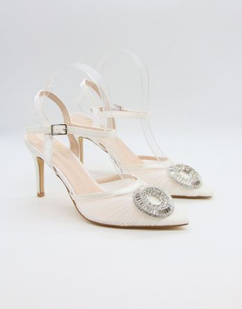 Bellucci Czółenka w kolorze białym rozmiar: 40 kolor white.