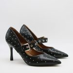 Bellucci Czółenka w kolorze czarnym z paskiem rozmiar: 37 kolor black.