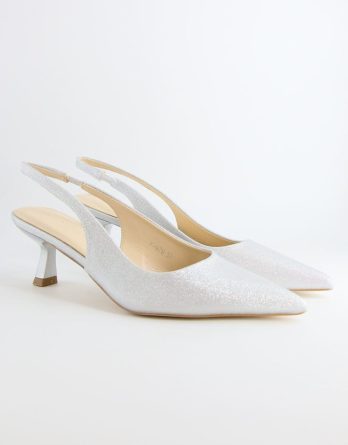 Bellucci Czółenka w kolorze srebrnym rozmiar: 37 kolor silver.