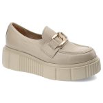 Beżowe Półbuty Armodo Modne Obuwie Damskie kolor beżowy