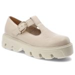 Beżowe Półbuty Armodo Stylowe Obuwie Damskie kolor beżowy