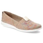 Beżowe Półbuty Pollonus Wygodne Skórzane Obuwie kolor beżowy